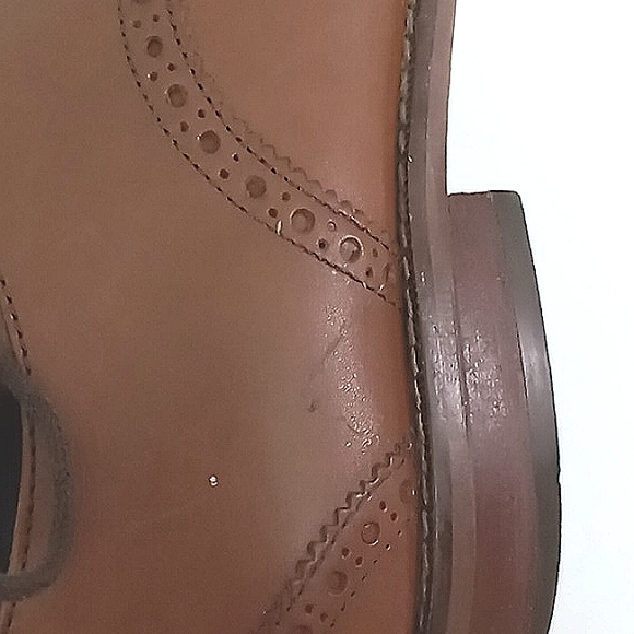 Florsheim Dress Shoes Men's Size 11 D Brown Leather Castellano Cap Toe Oxford - Picture 13 of 13